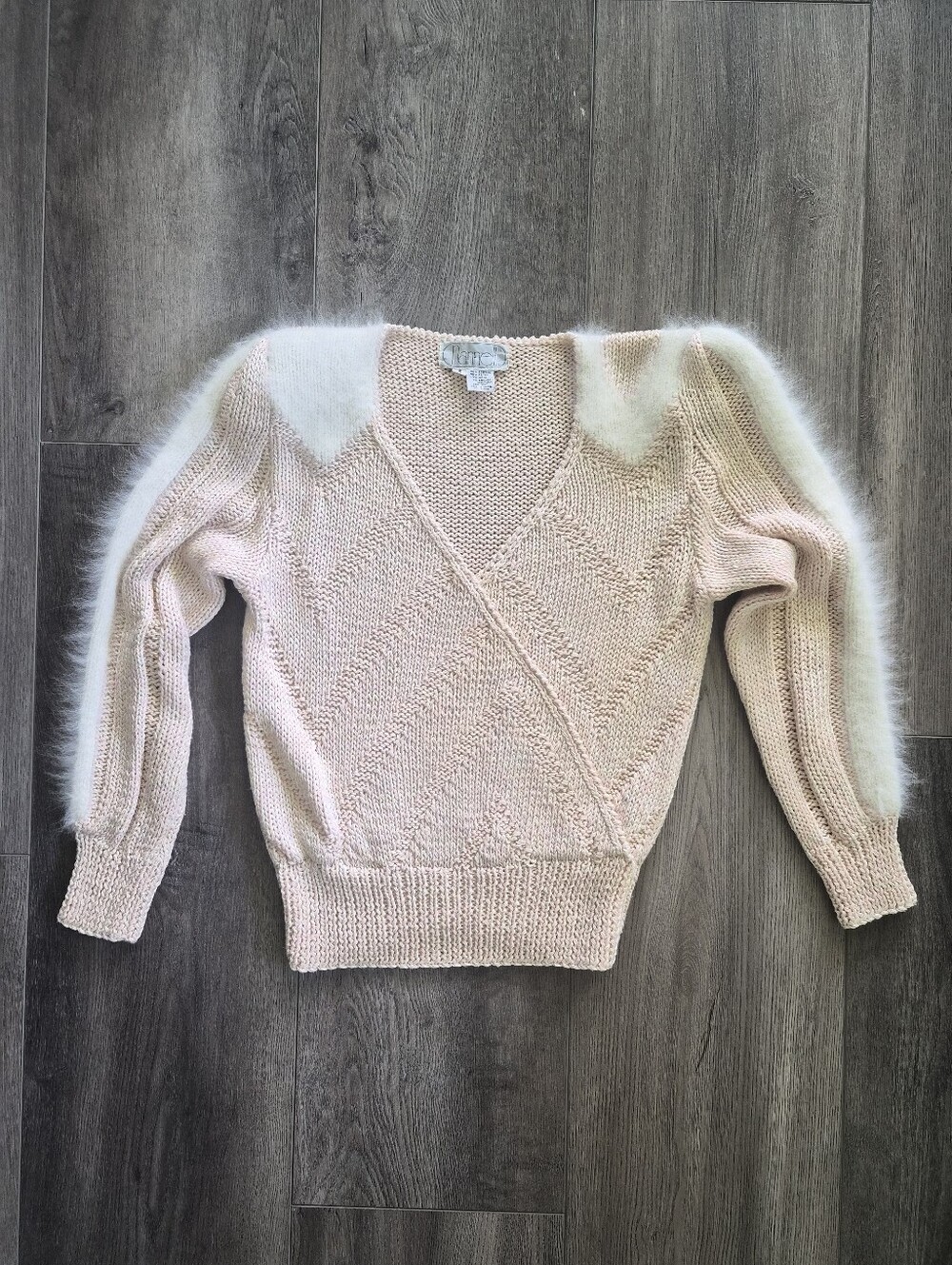 Vintage Nannell Hand Knit Blush Sweater